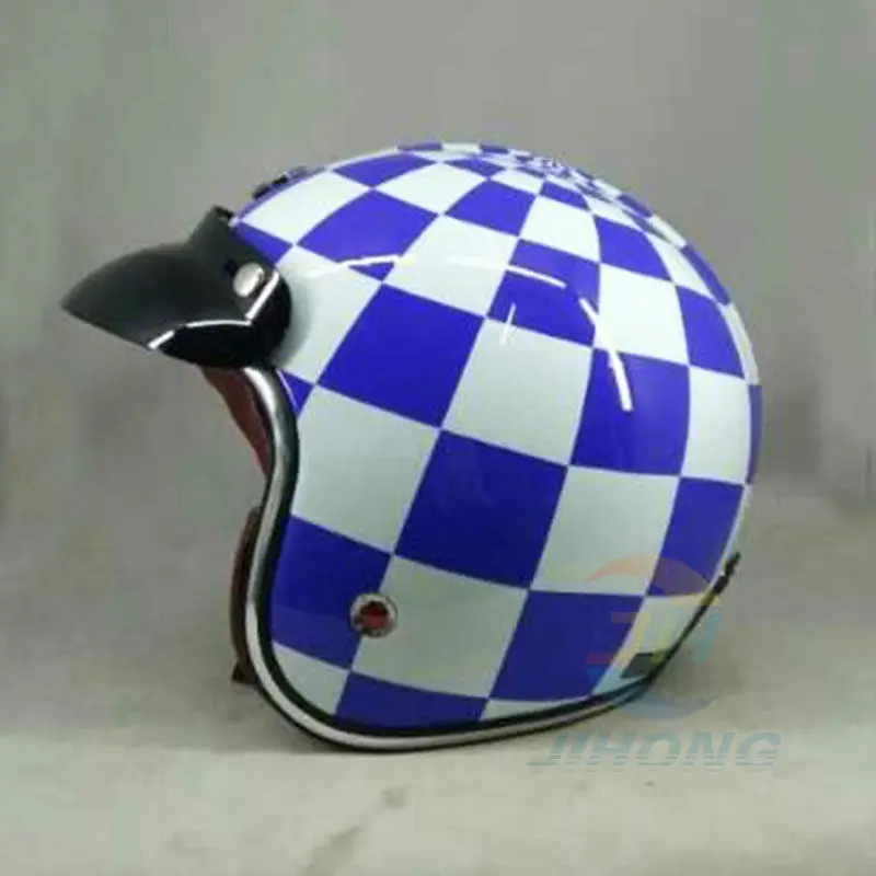 Горячая Мотокросс Шлемы (7 видов цветов) MASEI ruby Винтаж шлем 3/4 открытым лицом
