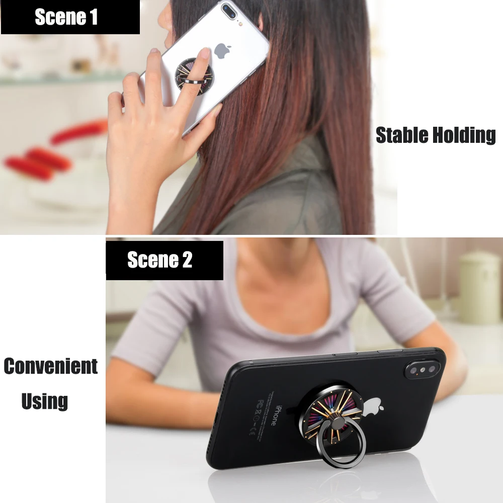 Палец кольцо держатель для for iphone X 8 7 6 мобильный телефон Подставка для for samsung S8, 360 градусов Универсальный держатель сотового телефона Подставка для for huawei держатель для телефона