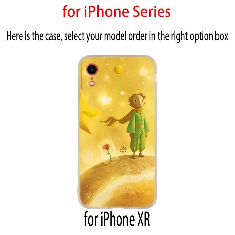 В стиле Маленький принц Роза Лисий Мех чехол силиконовый мягкий для iPhone 12 11 Pro X XS