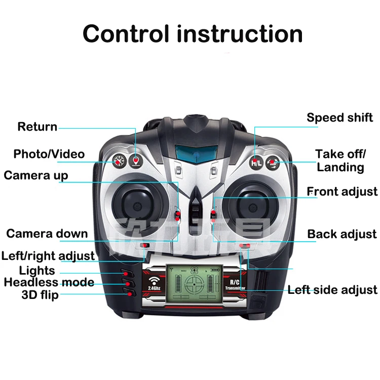 Квадрокоптер K70 с дистанционным управлением Wi Fi FPV 2 МП HD|Радиоуправляемые