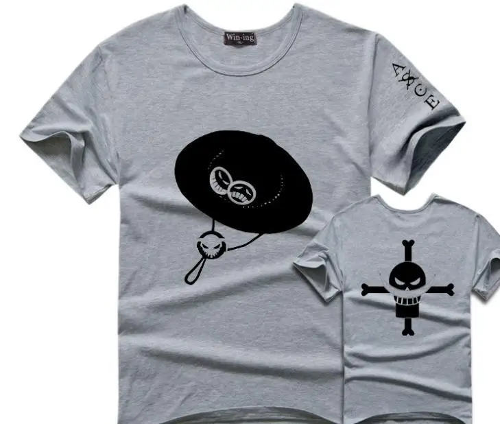 Цельный Portgas D Ace футболка Мужская хлопковая Аниме футболки футболка|anime t shirt|t