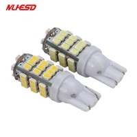 100pcs t10 1206 42 smd auto led lamps 42smd dc12v car side wedge marker lights turn signals bulb 194 927 161 168 w5w warm white