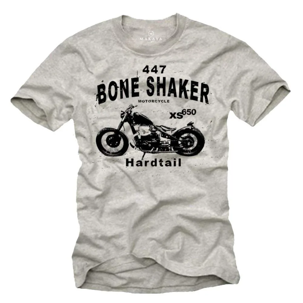 

Tee Shirt Men 2019 New Tee Shirts Printing Motorcycle T-Shirt For Men Twin Bobber Xs650 T-Shirt
