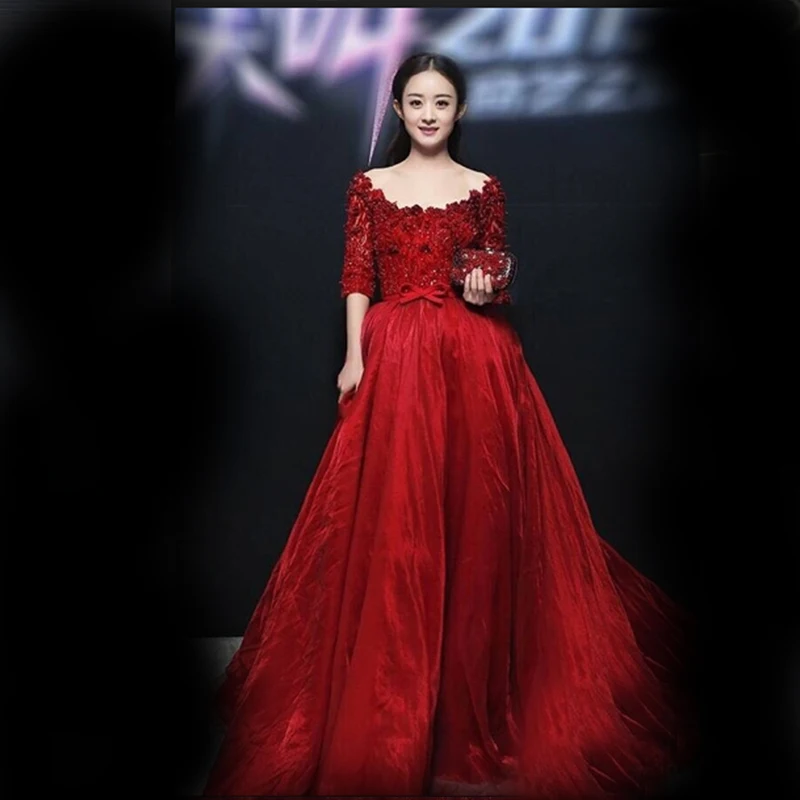 Элегантное прозрачное бальное платье с овальным вырезом кружевные платья