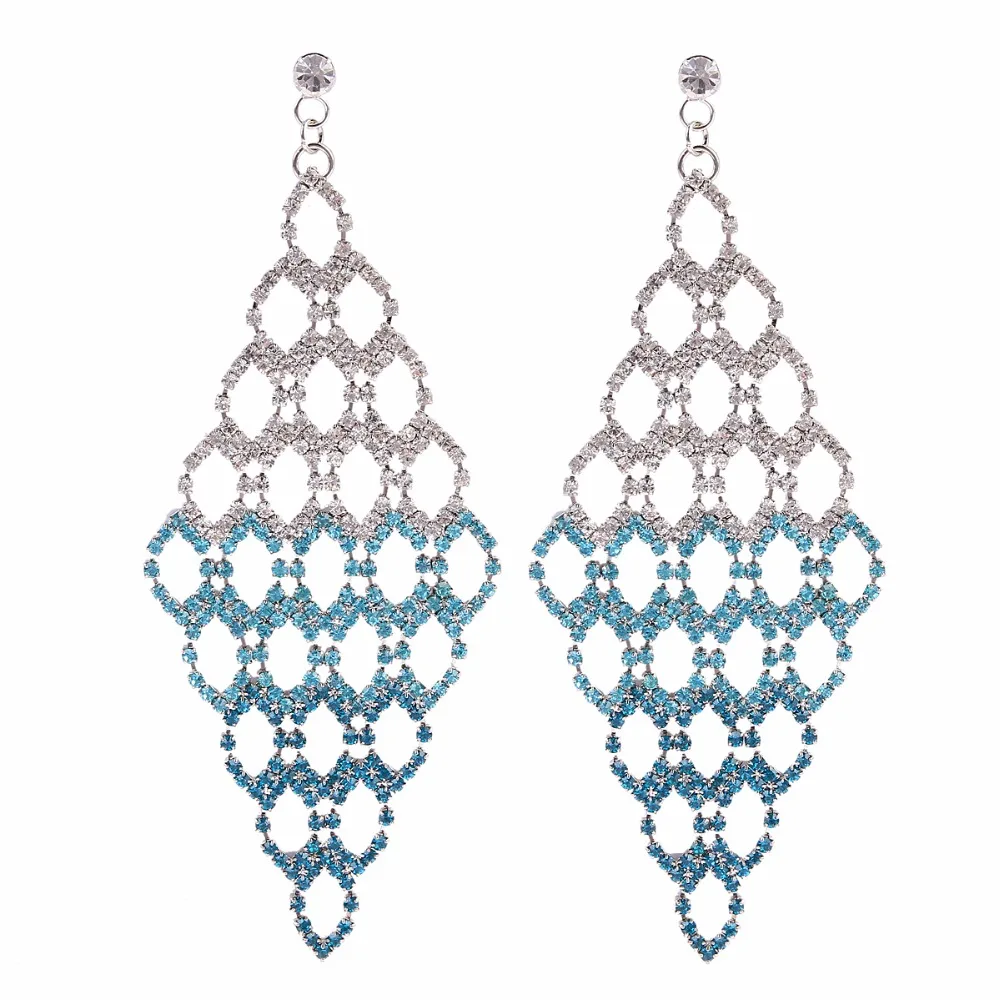 Мода новые красивые длинные классический многоцветные падения мотаться стиль