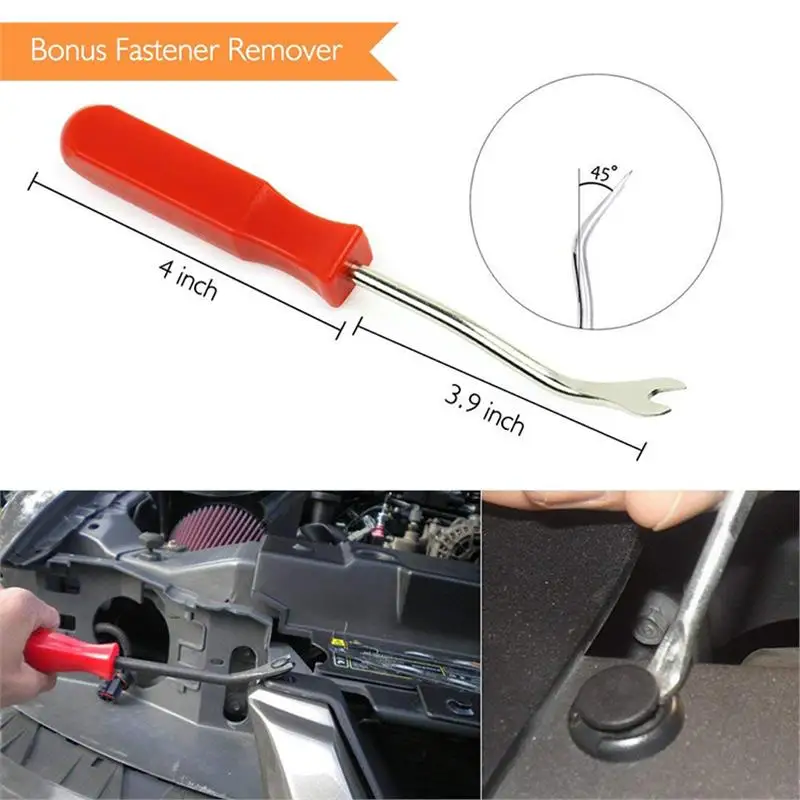 428PCS Auto push pins Car Door Trim Panel Clips Side Skirt Fastener Rivets with Repair Assortment Kit Universal for all cars | Автомобили