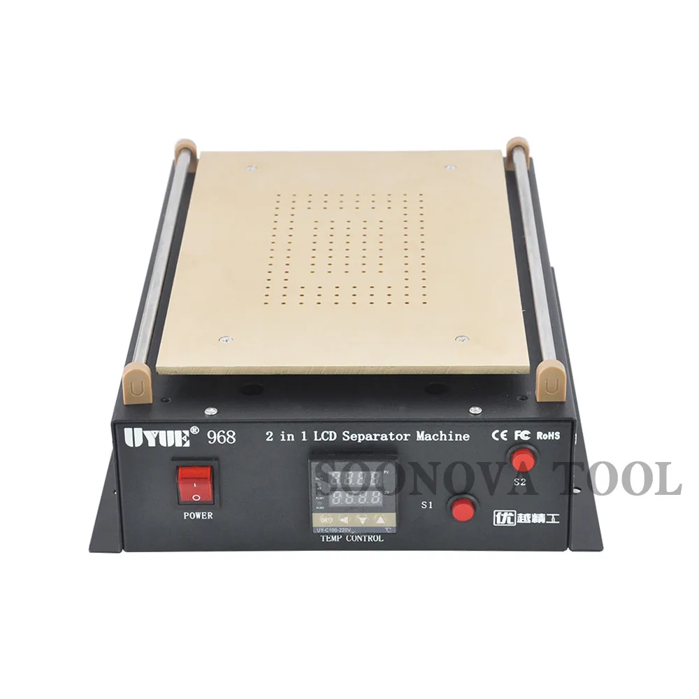 Package 2 UYUE 968 телефон разделитель экрана Встроенный двойной вакуумный насос макс 14 дюймов для iPad/samsung планшетный ПК ЖК Сплит экран ремонт машины - Цвет: Package 2