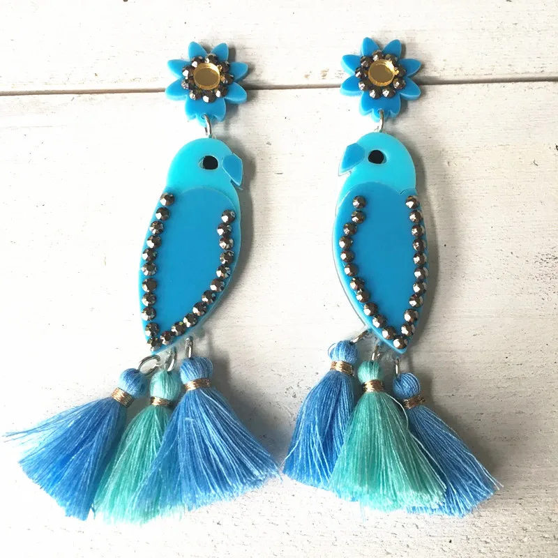 Женские серьги в форме птицы 2020|exaggerated earrings|acrylic earringsexquisite earring |