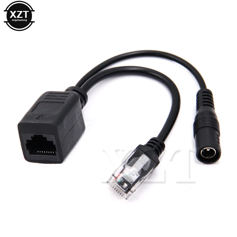 Адаптер POE для адаптера Пассивный силовой кабель Ethernet PoE адаптер RJ45 инжектор +