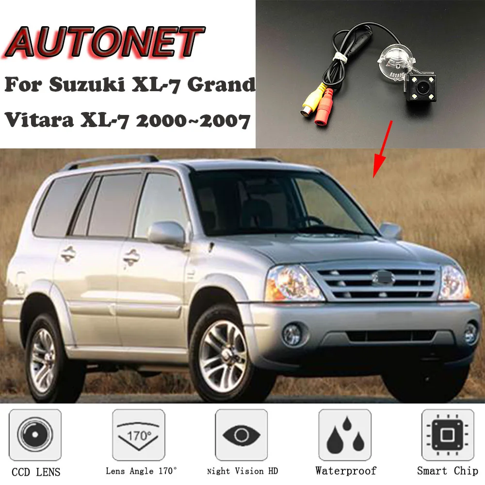 Камера заднего вида для Suzuki XL 7 Grand Vitara 2000 ~ 2007 с ночным видением/номерным