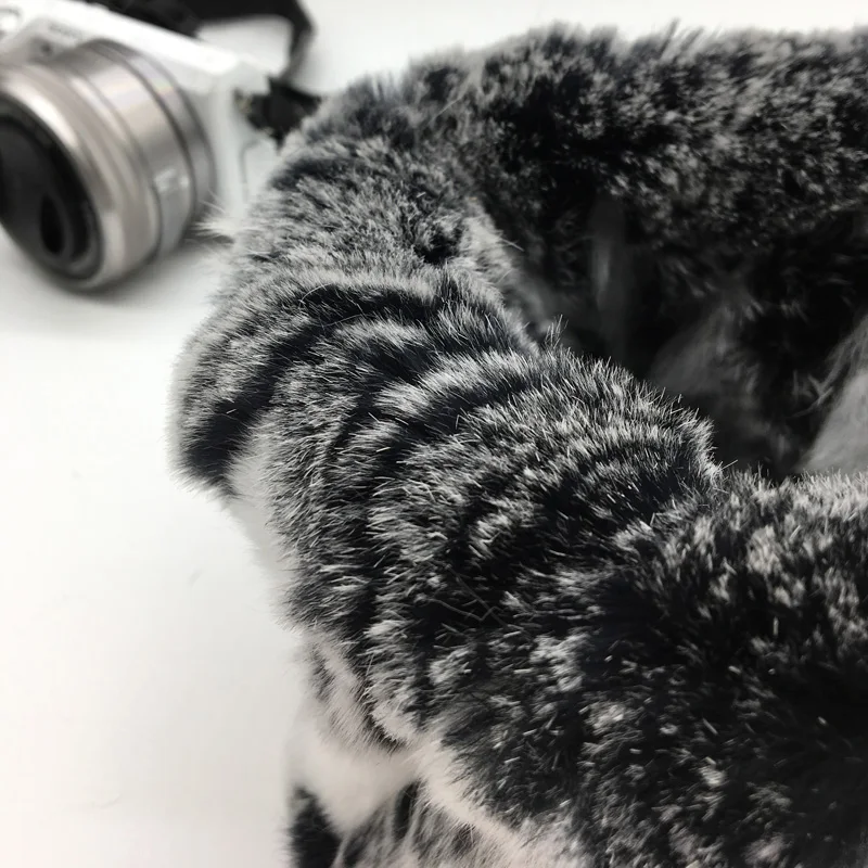 Модное пальто с мехом для девочек шарф женская зимняя обувь из натурального меха