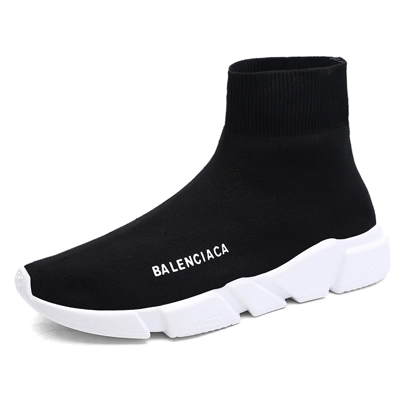men's shoes summer high tide Korean version of the trend breathable elastic socks fashion | Обувь