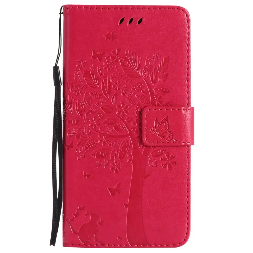 Coque для Xiaomi Redmi Note 4 красный mi NOTE4 ТПУ Обложка Кошелька Флип телефон кожаный защитный кожух для Xiaomi Redmi NOTE4 Capa - Цвет: Rose Red