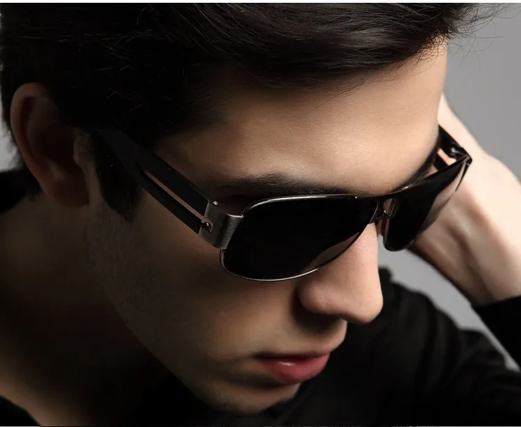 LVVKEE классические брендовые поляризованные складные солнцезащитные очки мужские