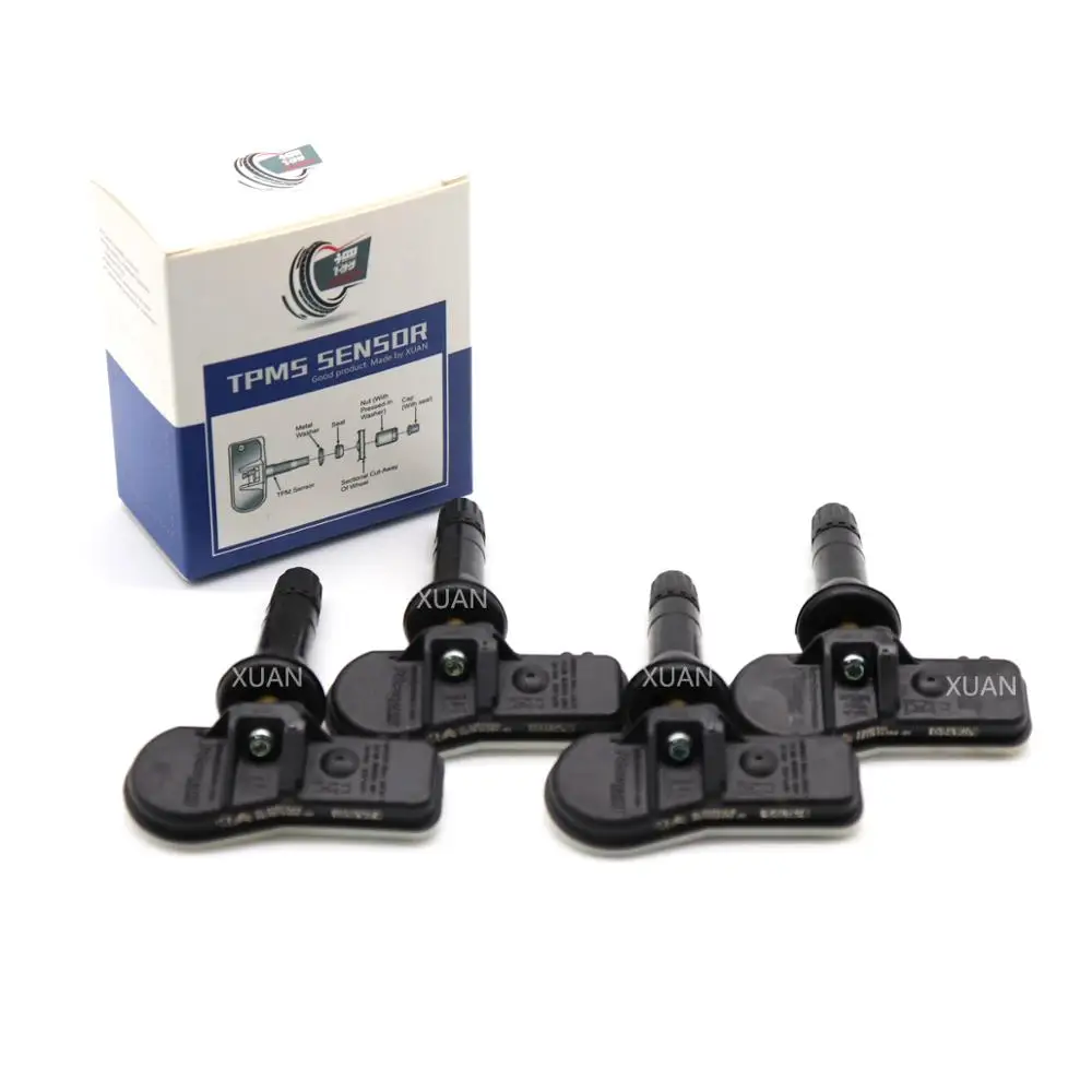 XUAN 4 шт. датчик давления в шинах TPMS 9811536380 9673860880 для Citroen Berlingo Multispace C5 C-Elysee DS9 207 Tepee Van