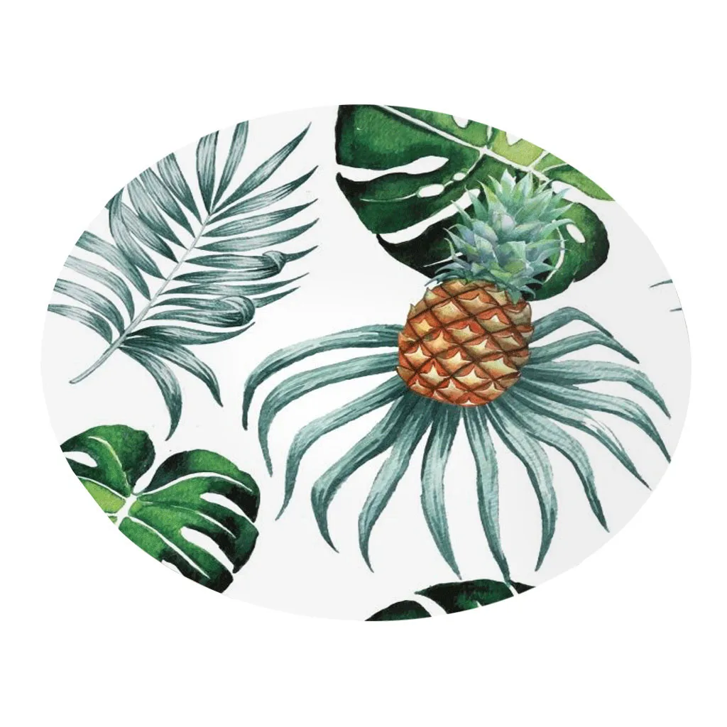 ISHOWTIENDA ванная комната креативный коврик Botany элементы одеяло круглый коврик коврики Товары для ванной 60 см