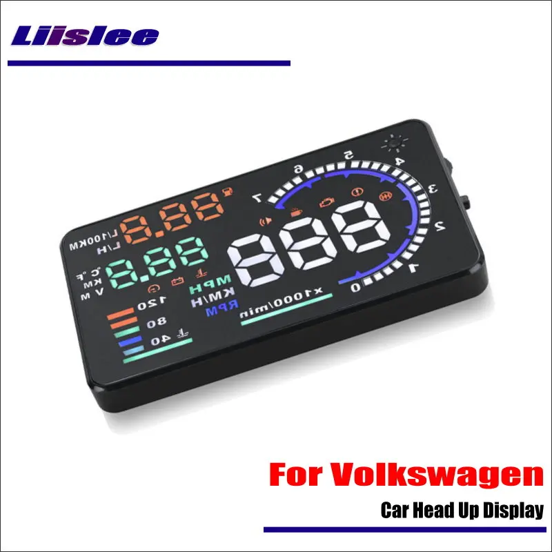 Фото Проектор на лобовом стекле для автомобилей Volkswagen VW Golf/GTI/Jetta 2010-2019 №2
