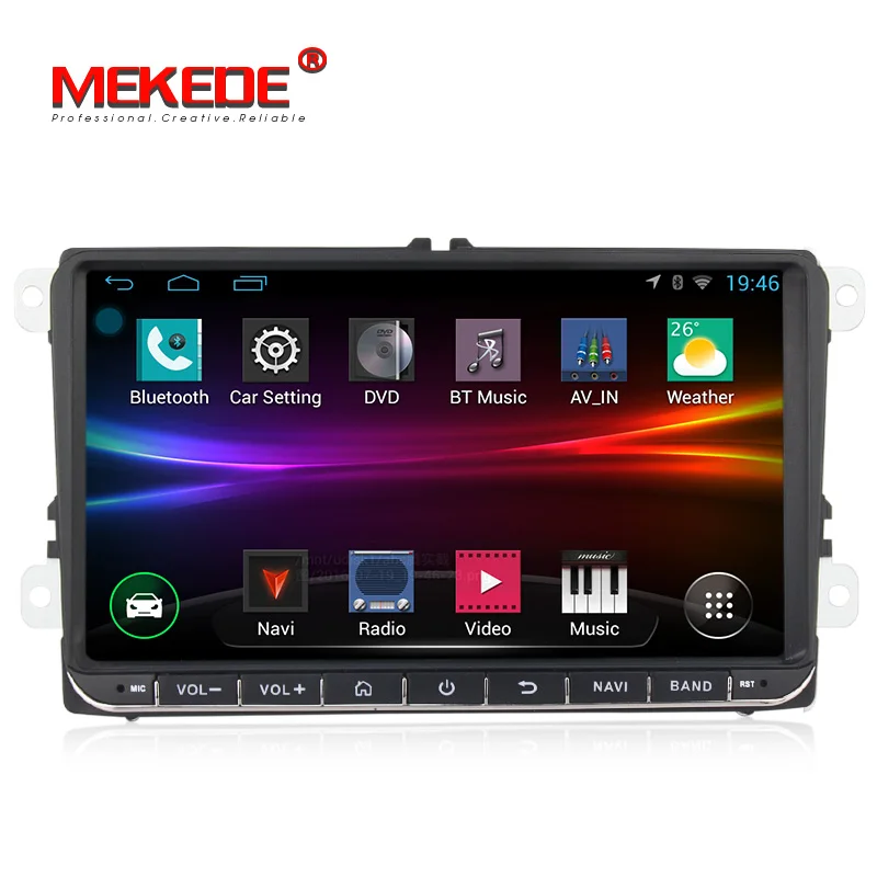 MEKEDE 9 дюймов сенсорный экран 2din Авто DVD для гольф поло Passat Tiguan с 3 г G gps Bluetooth Радио USB