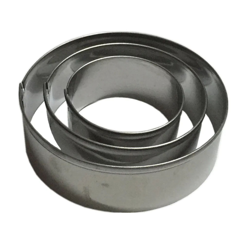 3 шт. круглая форма для помадки торта капкейков печенья мини инструмент выпечки