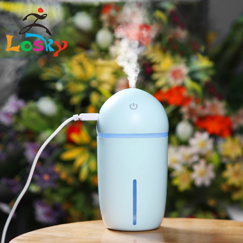 Мини USB автомобильный диффузор Losky увлажнитель масляный спрей без воды
