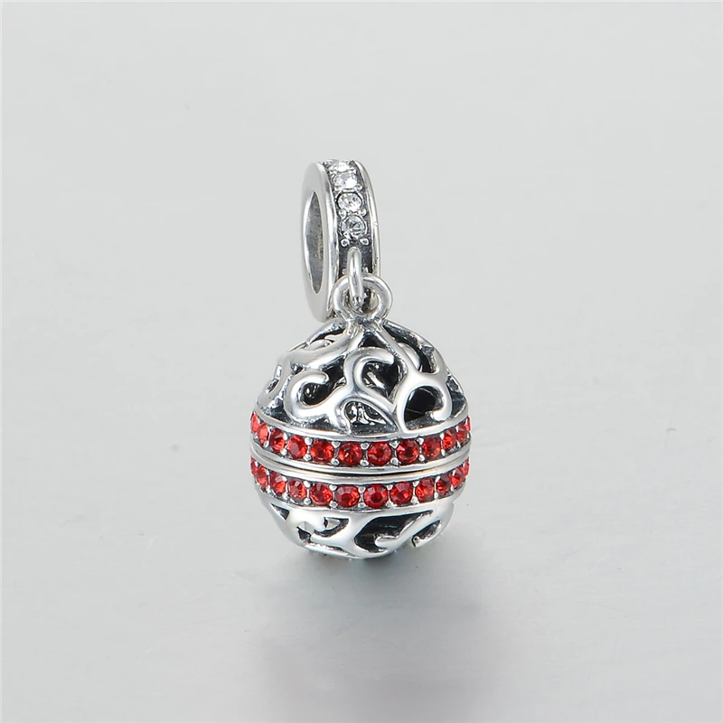 Великолепные браслеты из стерлингового серебра ювелирные изделия полое яйцо