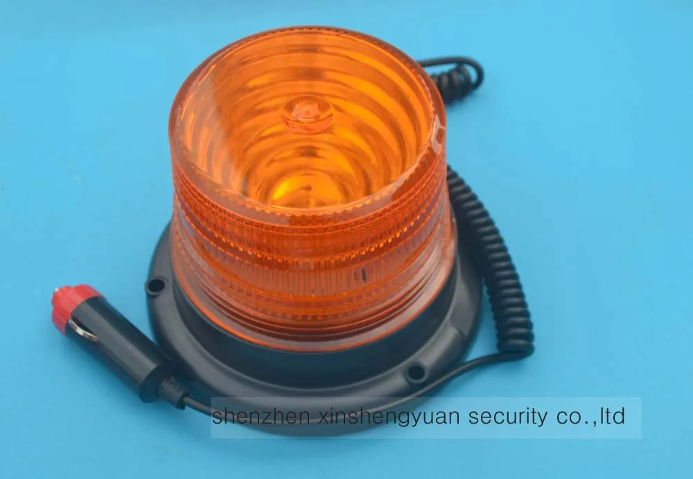 Горячие dc12v24v автомобиль грузовик Магнитная Предупреждение флэш Strobe маяк аварийного освещения полиции огни лампы AMBER