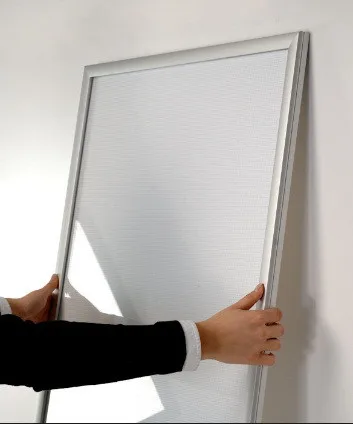 Ультратонкая фоторамка со светодиодной рекламой/настенный Алюминиевый дисплей