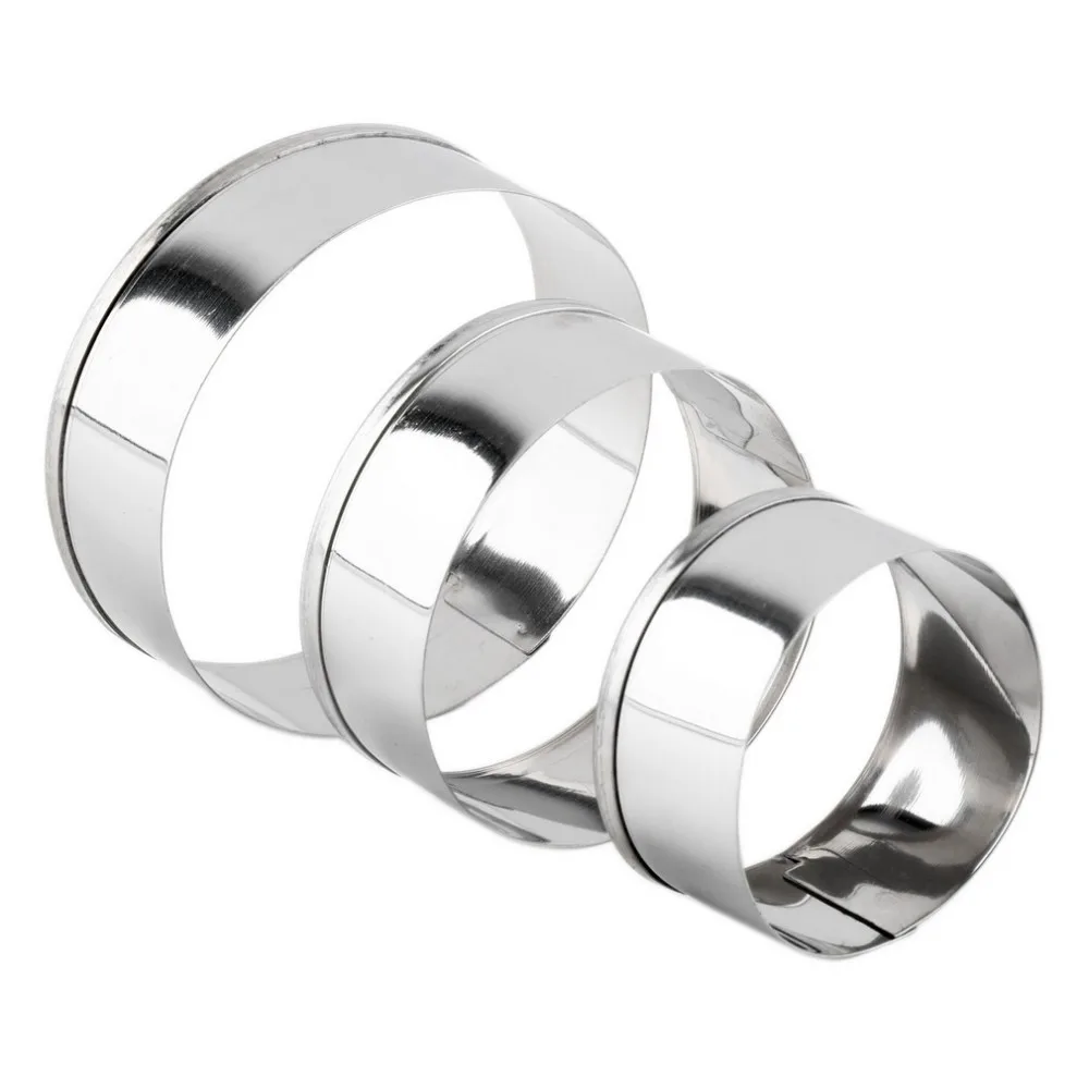 Комплект из 3 предметов регулируемый круглый форма для выпечки тортов