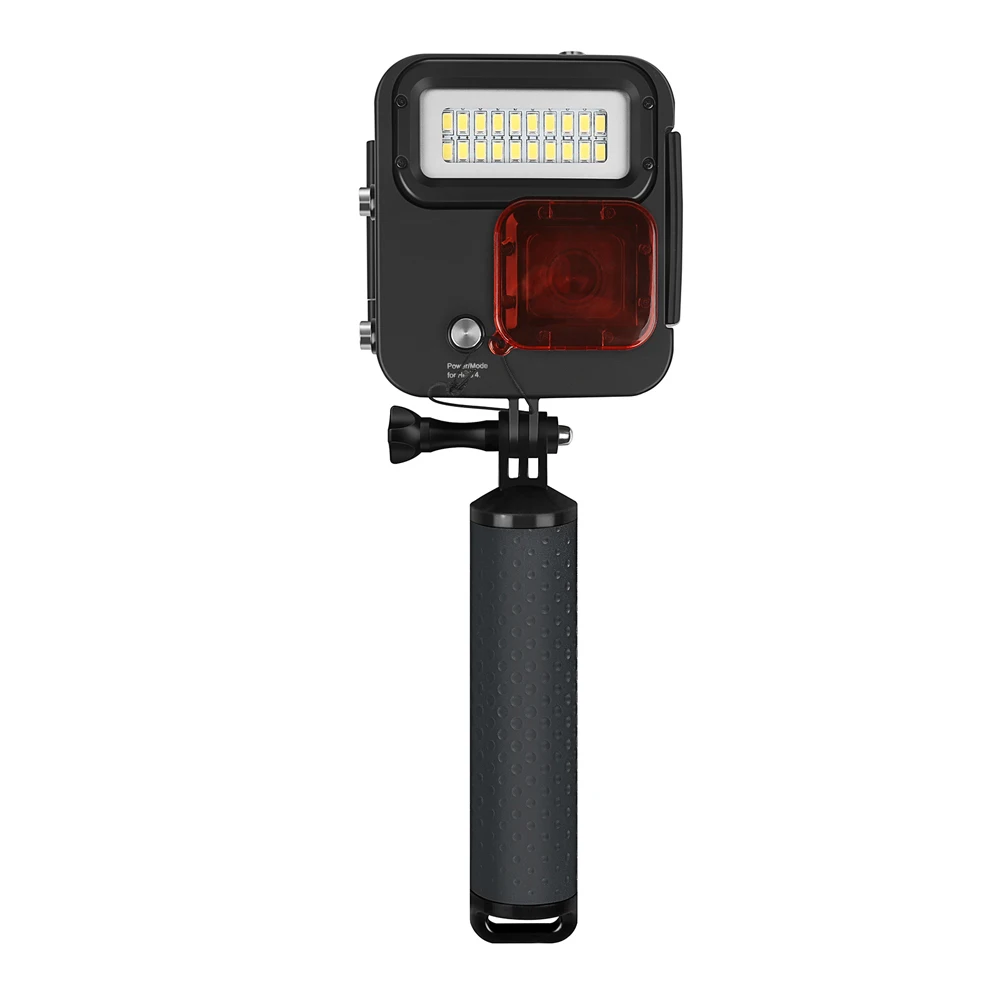 1000LM погружение со светодиодным светом водонепроницаемый чехол для GoPro Hero 7 6 5 Black 4