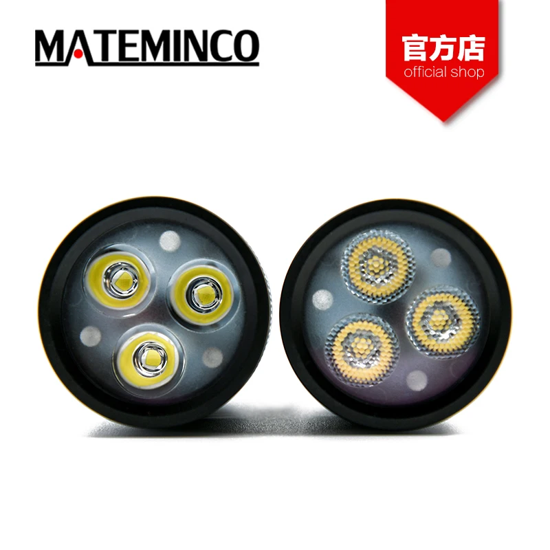 Mateminco X6S 3 * Cree Xpl Hi 3000lm высокая мощность водонепроницаемый маленький заброс потока