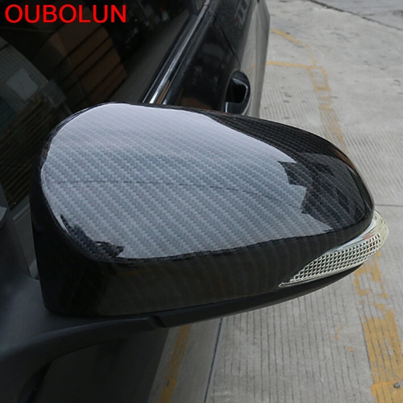 OUBOLUN для Toyota VERSO 2013 2014 2016 2017 аксессуары отделки рамы из АБС углеродного