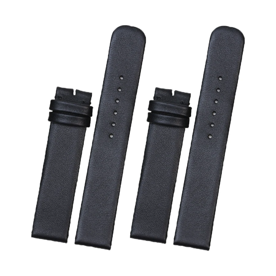SAUPPO подходит для Rado Esenza гладкое зерно черного телячьей кожи кожаный ремешок для мужчин и женщин ремешок для часов