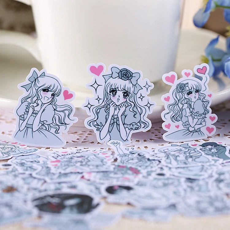 40 шт. Необычные милые самодельные элегантные фотоальбомы|self-made stickers|stickers