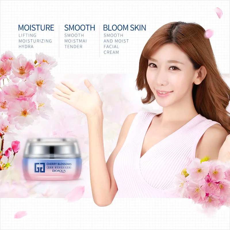 Bioaqua вишни увлажняющий крем против морщин Anti-Aging Отбеливание глубоко пополнение