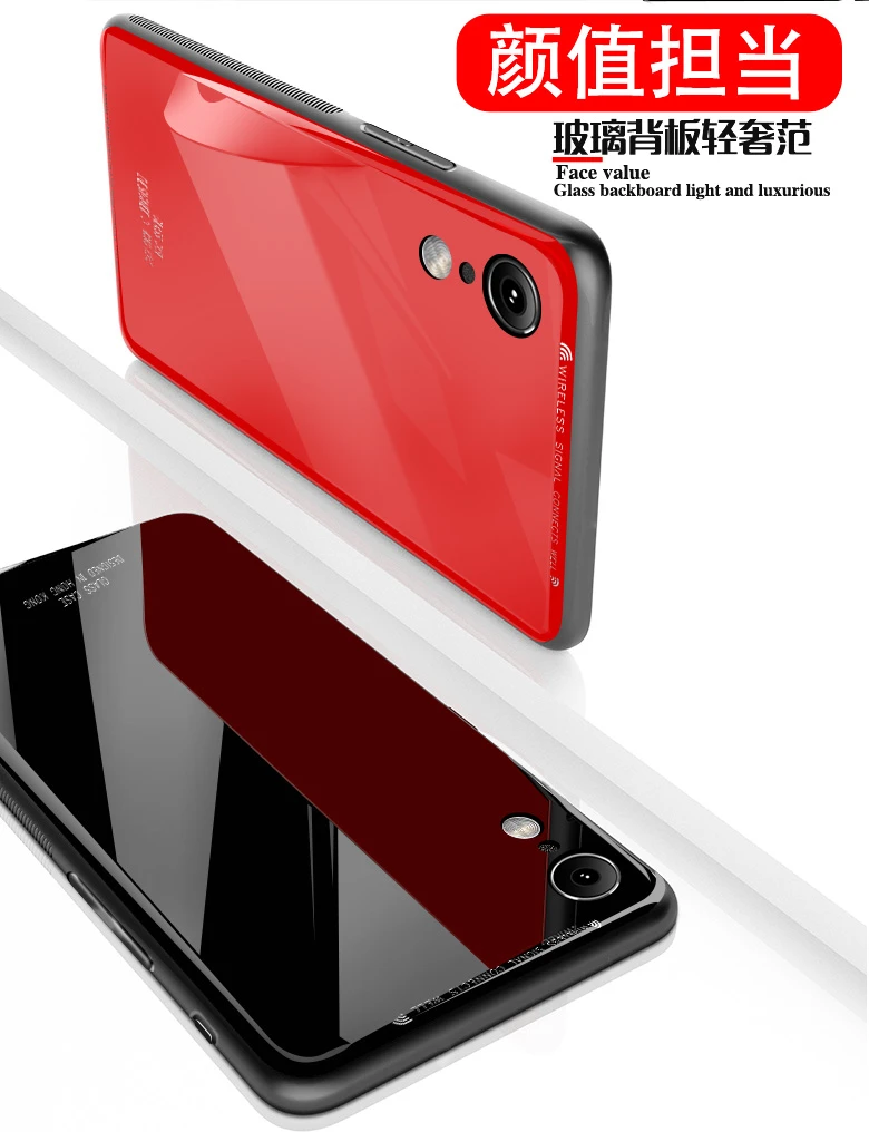 

Tempered Glass Case for iphone XS Max Soft TPU Frame with High Hardness Glass Back Cover for iphone XR X Case iphoneXS Max