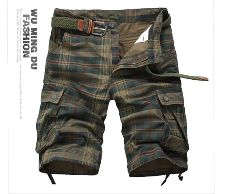 Лето шорты мужчины камо без тары свободного покроя одежда большие много - вкладыш