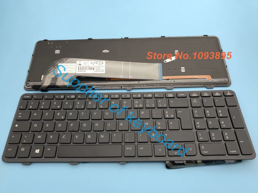 Оригинальная новая клавиатура Azerty для hp Probook 450 G2 455 G2 470 G2 Azerty Французская клавиатура с каркасом для ноутбука с подсветкой 780170-051