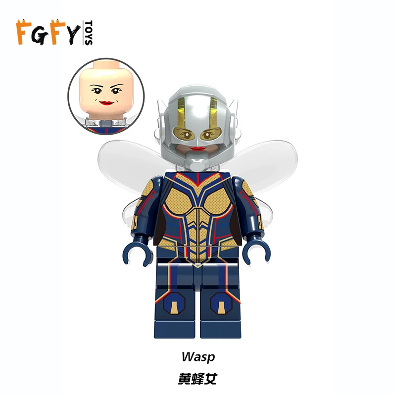 Новый стиль Муравей Человек ОСА фигурки Legoings Марвел Капитан Мститель