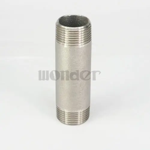 1 &quotNPT штекер 304 нержавеющая сталь Длина 100 мм цилиндр соска кованая труба фитинг