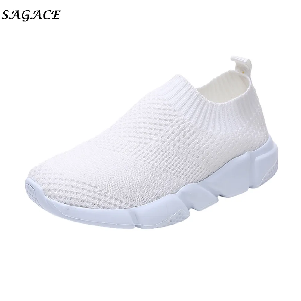 Женские сетчатые туфли CAGACE повседневные банкетные на шнуровке с удобной