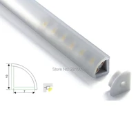 100 x 2m setslot 90 degree angle shape led strip aluminium profile and ip54 waterproof alu led profile for wall corner lamps