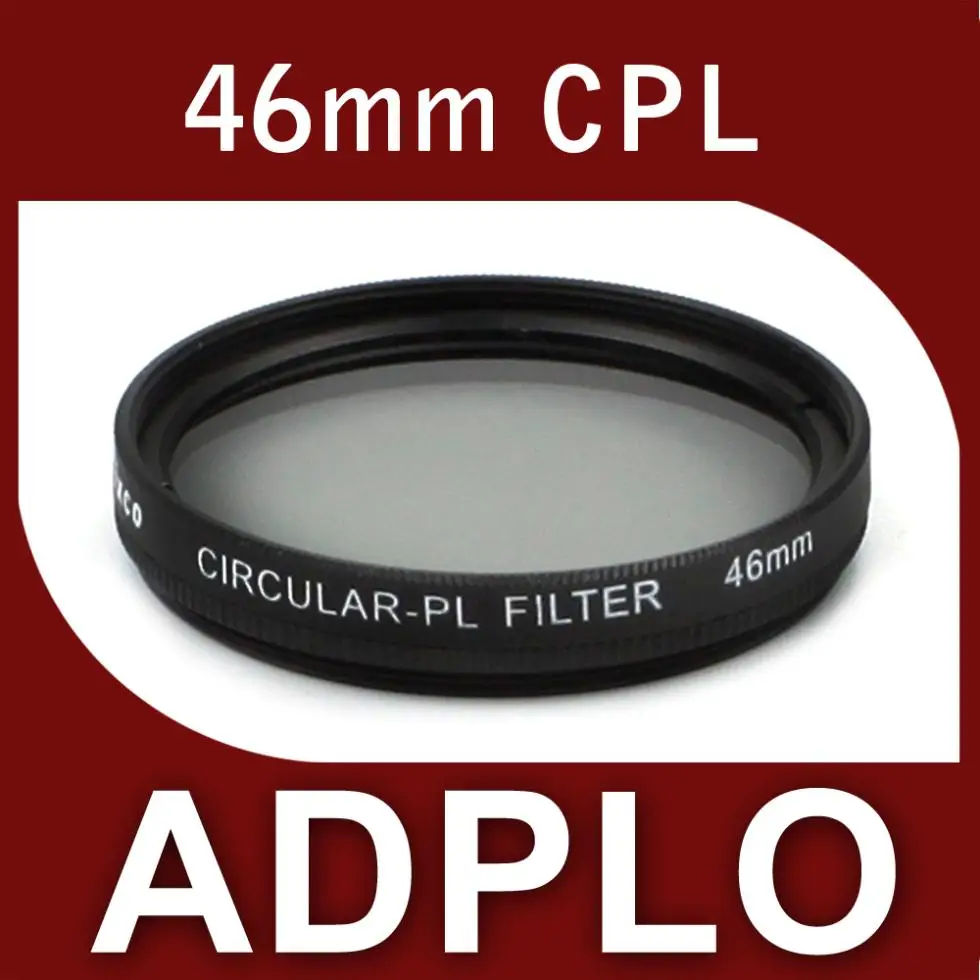 46 мм круговой поляризационный (CPL) фильтр для объектива Sony Pentax Canon Nikon Olympus|circular