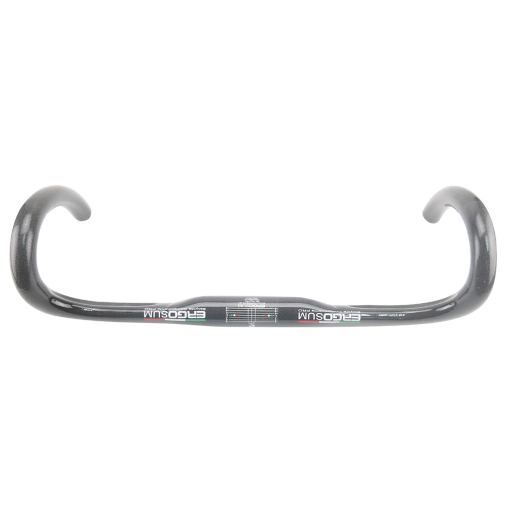 ERGOSUM 3 K блестящий углерод велосипед дорожный руль углеродное волокно