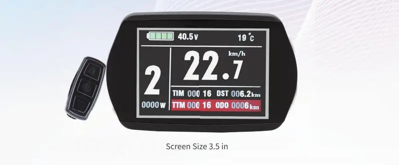 

Дисплей измерителя KT LCD8YN с 5 фотографиями для электровелосипеда, дисплей фотометра
