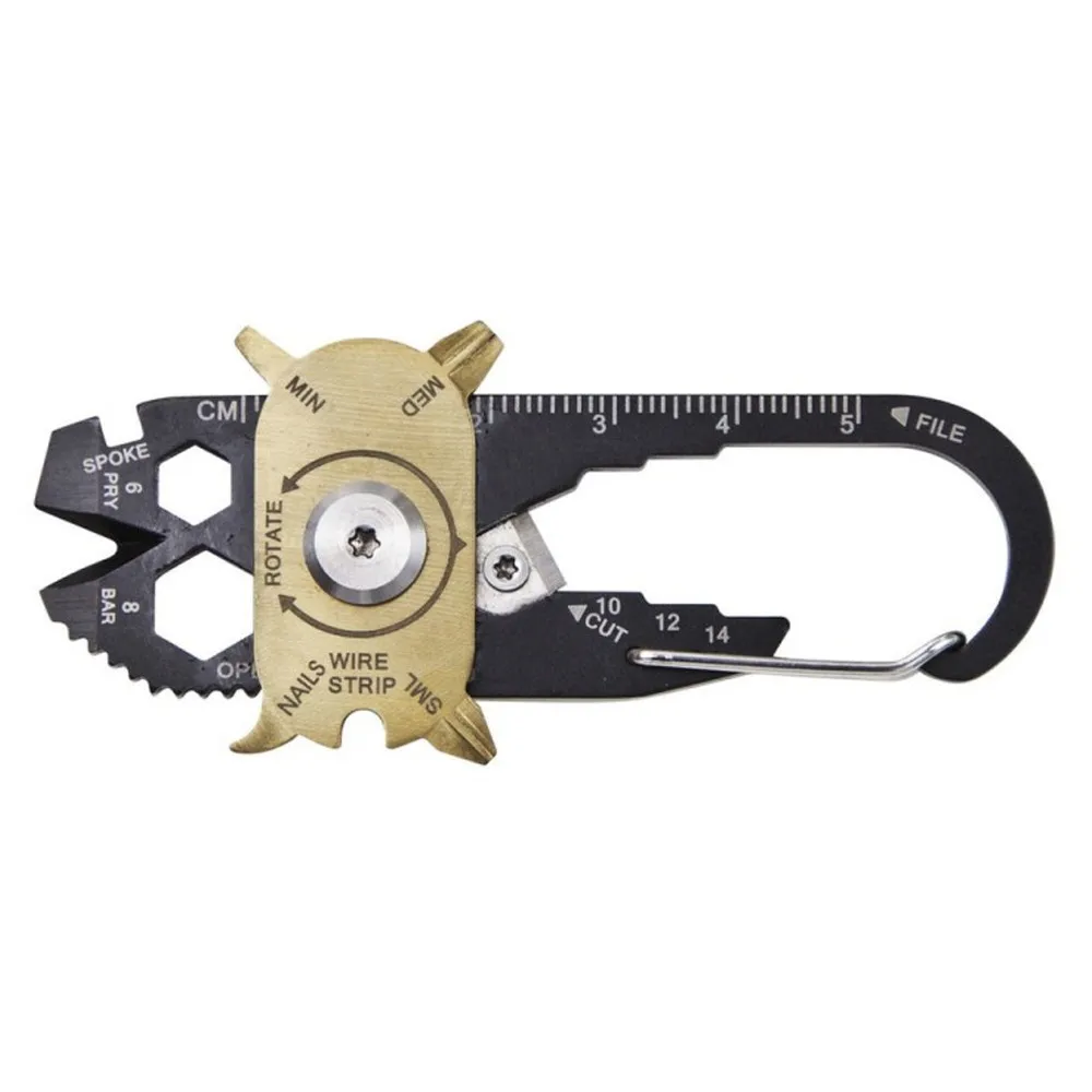 20 In 1 Multitool Roulette Screwdriver Wrench EDC Outdooors Portable Gadgets Stainless Steel | Спорт и развлечения