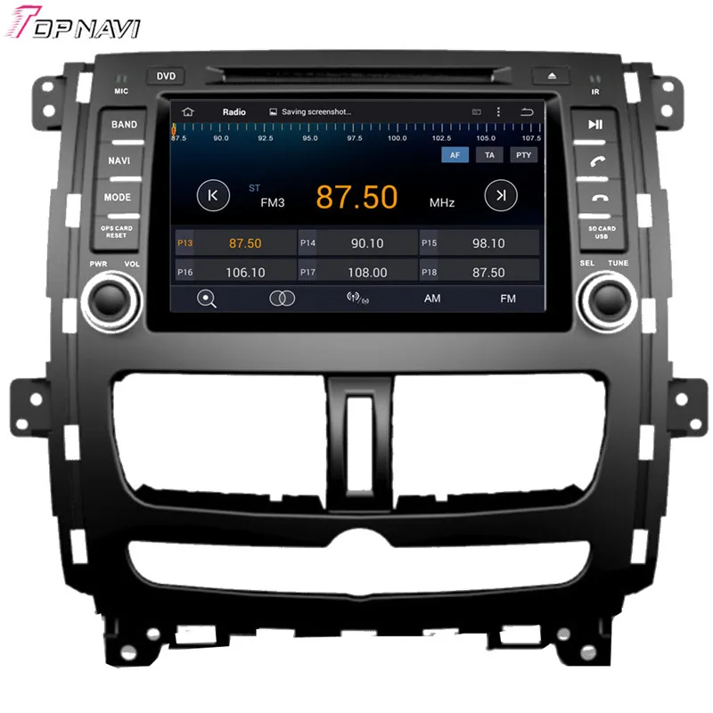 Автомагнитола TOPNAVI 8 дюймов ядер 4 Гб ОЗУ Android 6 0 стерео GPS для NISSAN SUCCE / SHUAIKE 2011-аудио