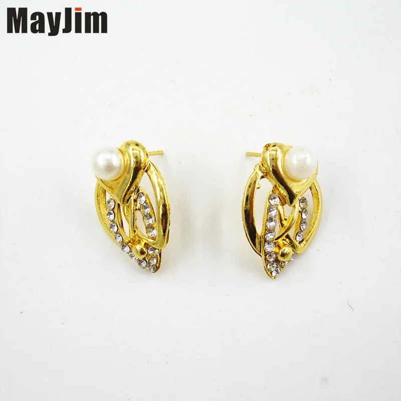 2019 бижутерия Модные женские ювелирные наборы золотые тюльпаны цветы браслет