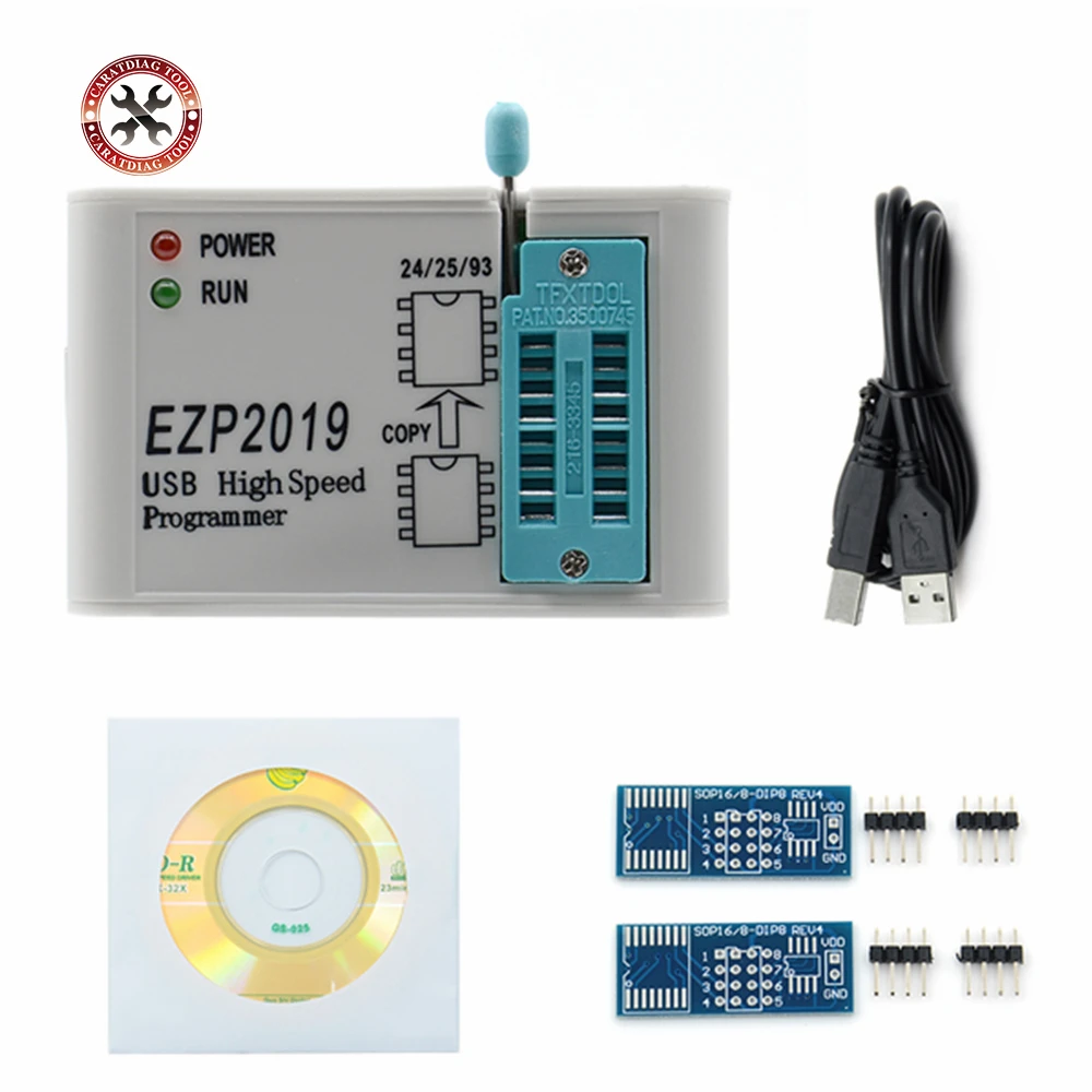 Высокоскоростной USB программатор EZP2019 SPI с поддержкой 32M Flash 24 25 93 EEPROM flash bios WIN7 WIN8