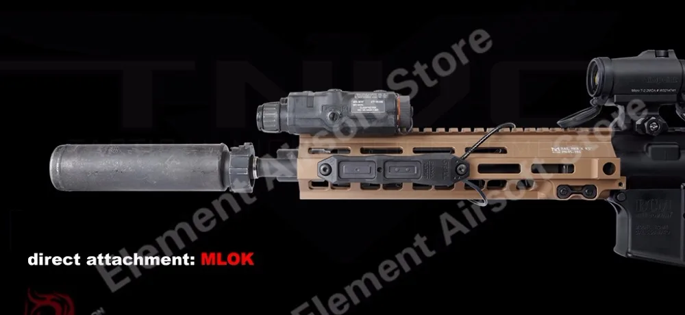 Element airsoft тактический переключатель дополненного давления двойной переключатель для PEQ-15 PEQ-16A peq страйкбол DBAL 2 NE04040
