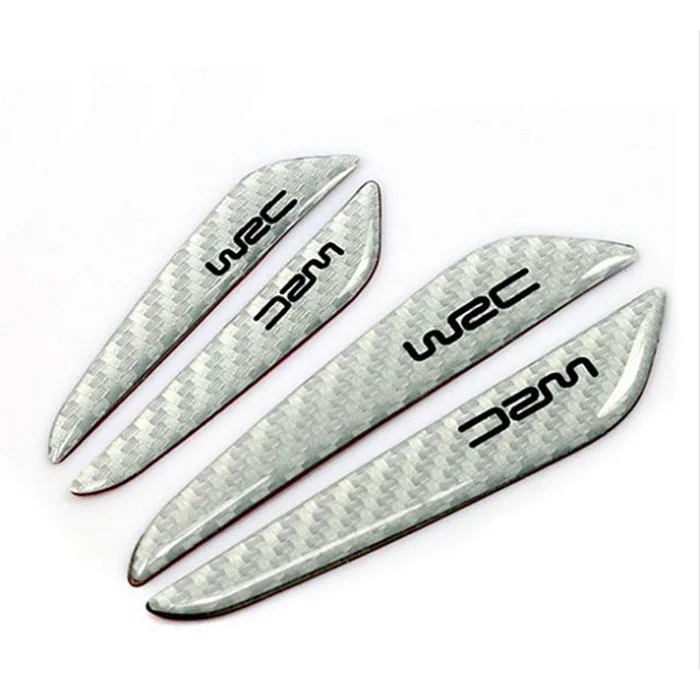 2017 НОВЫЙ Balck Реальные Углеродного Волокна Автомобиля Боковой Край Двери Защитные